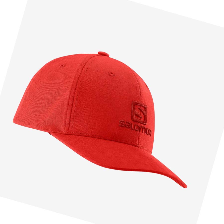 Sombreros Salomon SALOMON LOGO Hombre Rojos | MX 2987XYU